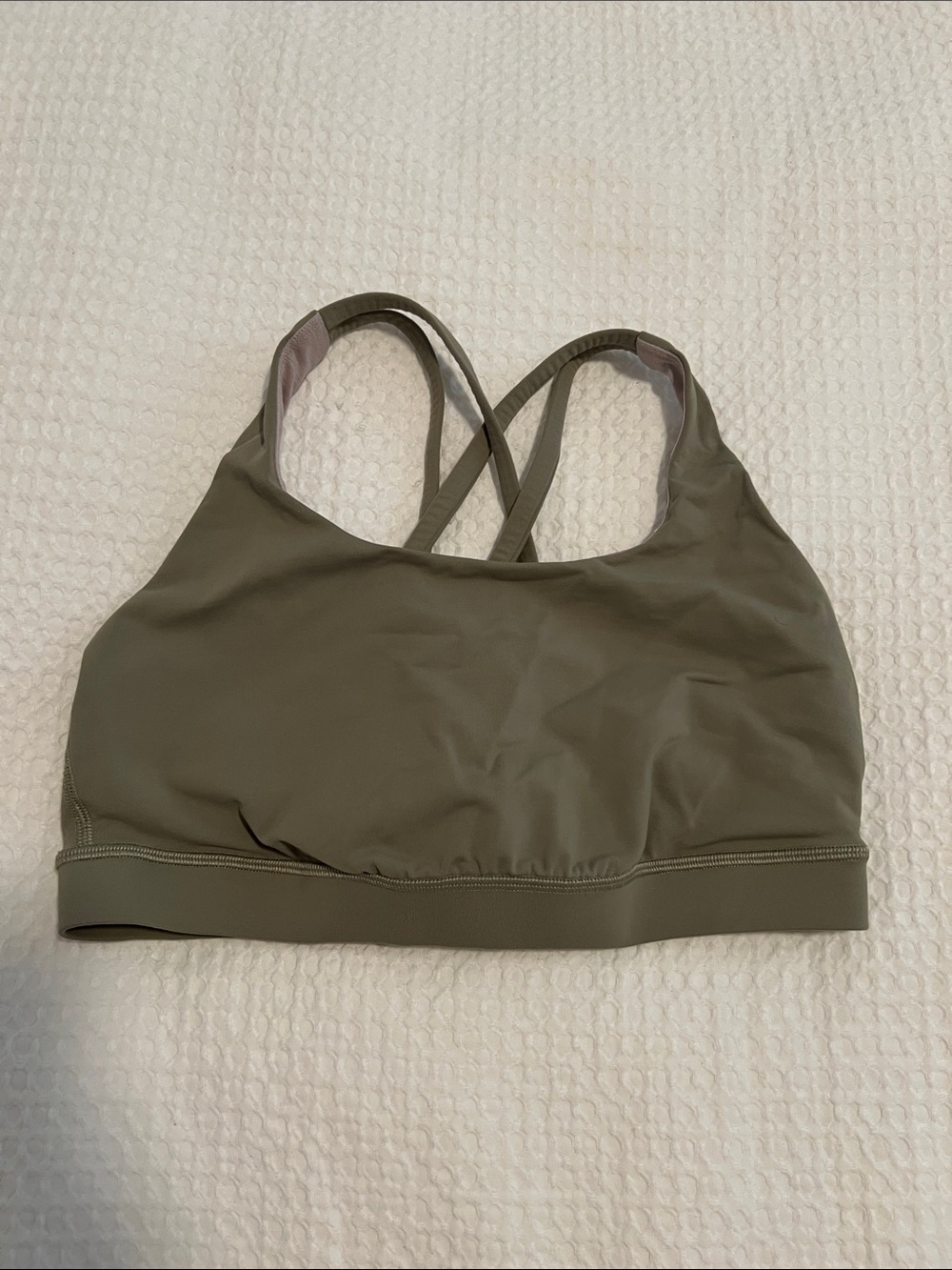 lululemon athletica Olive Crossback Sports Bra
